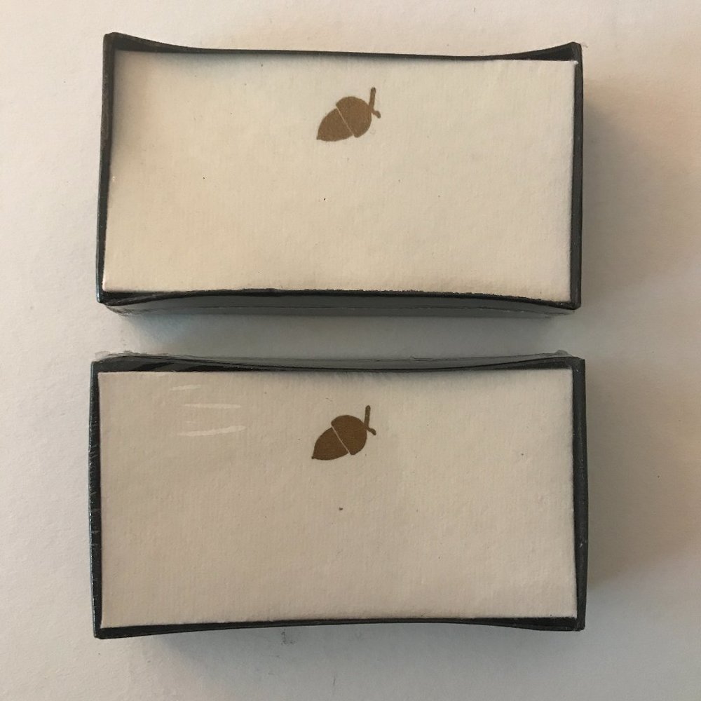 Set of 2 Acorn Place Cards, Gift Cards, Enclosure Cards 32 per Box NWOT